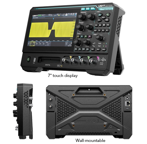 TestEquity: UNI-T MSO1254HD HD MSO Oscilloscope, 4 Channel, 250MHz